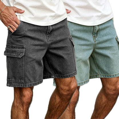Vaughn Reid Cargo Shorts - Grey - view 2