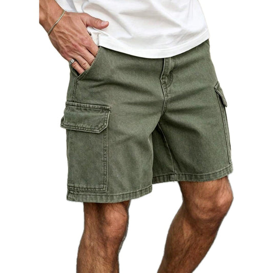 Vaughn Reid Cargo Shorts - Olive - view 1