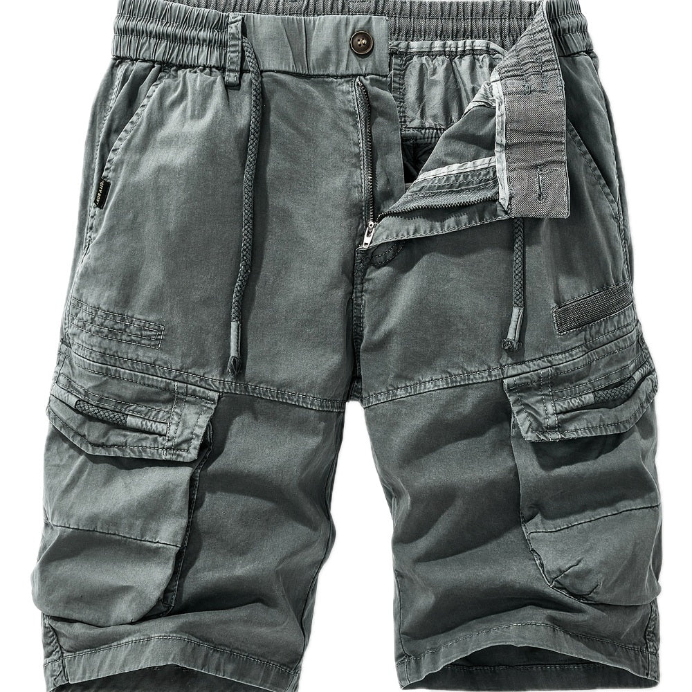 Viggo Simon Cargo Shorts - Grey - view 1