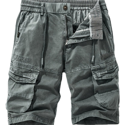 Viggo Simon Cargo Shorts - Grey - view 1