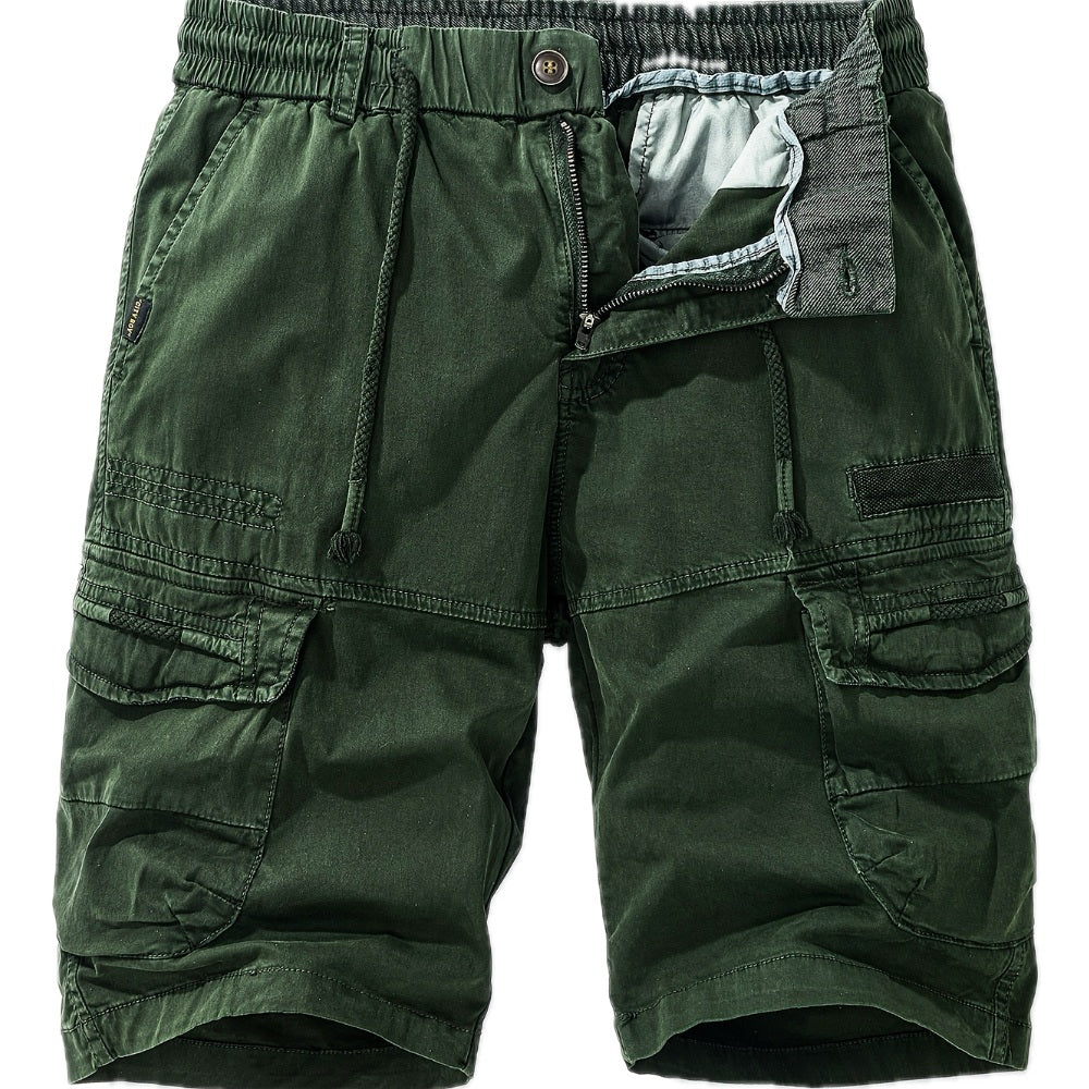 Viggo Simon Cargo Shorts - Olive - view 1
