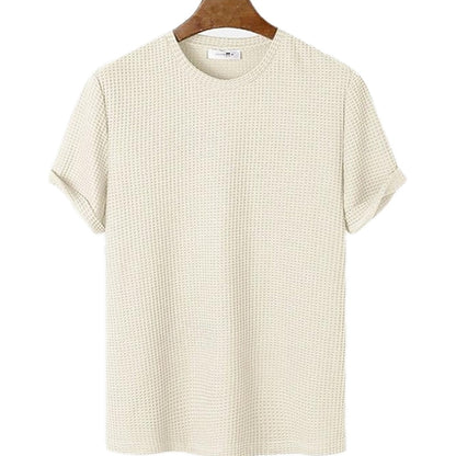Wesley Cole Jacquard Tee - Beige - view 1