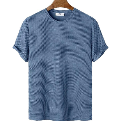 Wesley Cole Jacquard Tee - Blue - view 1