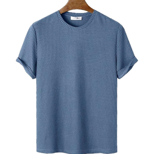 Wesley Cole Jacquard Tee - Blue - view 1