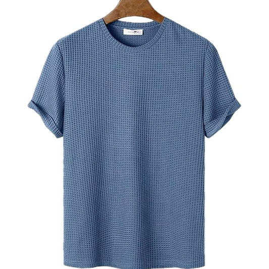 Wesley Cole Jacquard Tee - Blue - view 1