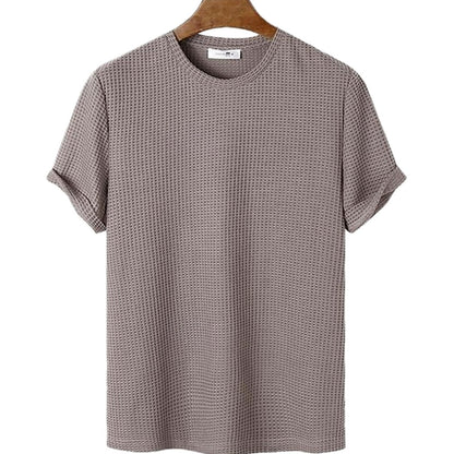 Wesley Cole Jacquard Tee - Brown - view 1