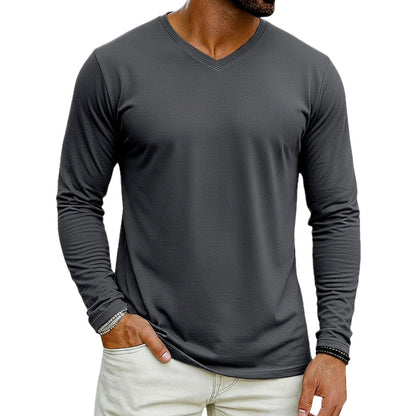 Wesley Rowan V-Neck Tee - Grey - view 1
