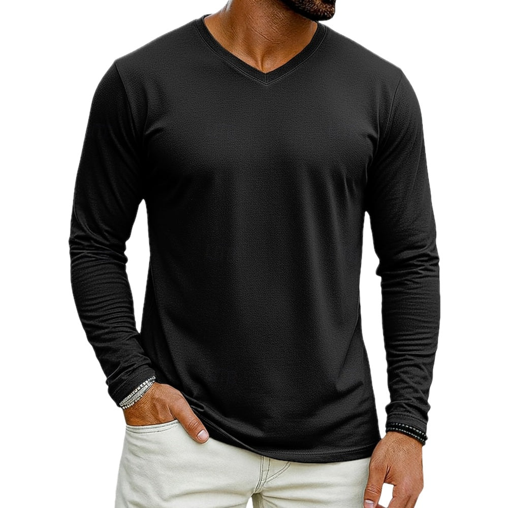 Wesley Rowan V-Neck Tee - Grey - view 3