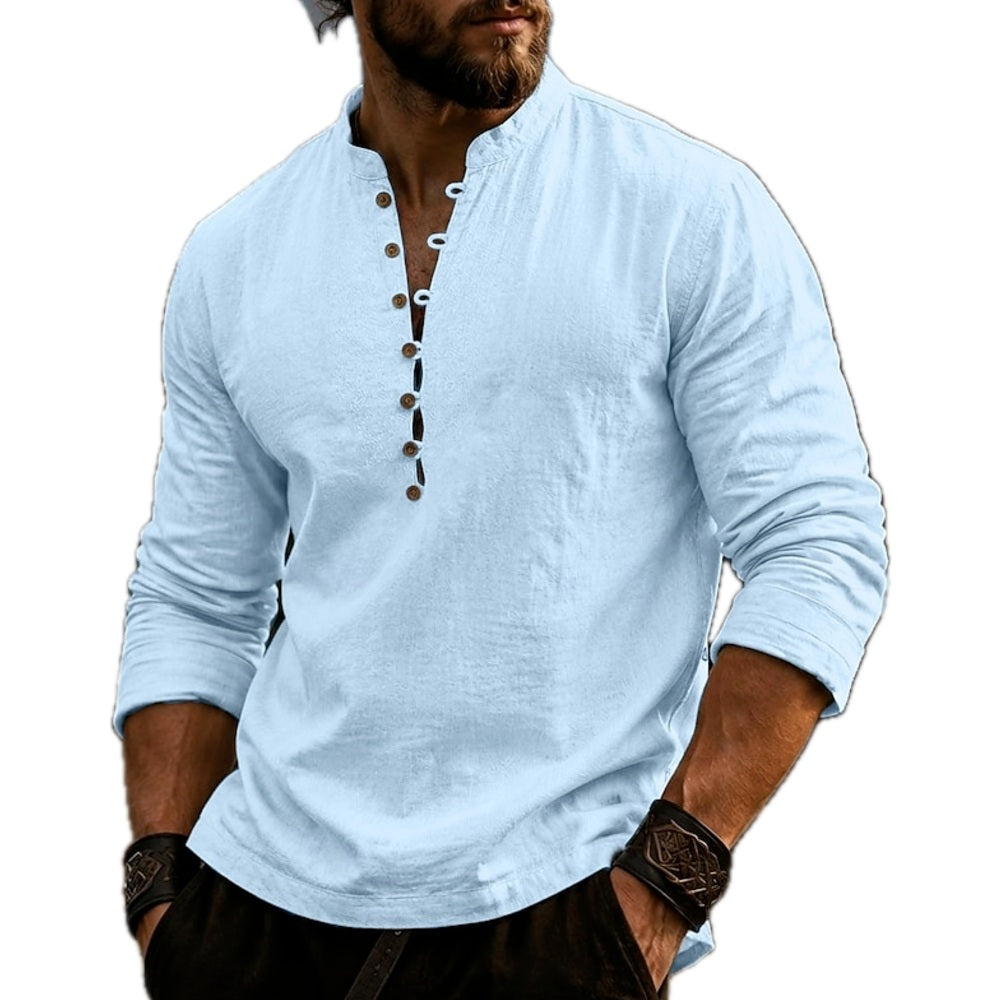 Weston Cole Popover Shirt - Blue - view 1