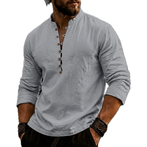 Weston Cole Popover Shirt - Grey - view 1