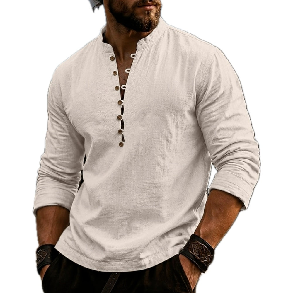 Weston Cole Popover Shirt - Khaki - view 1