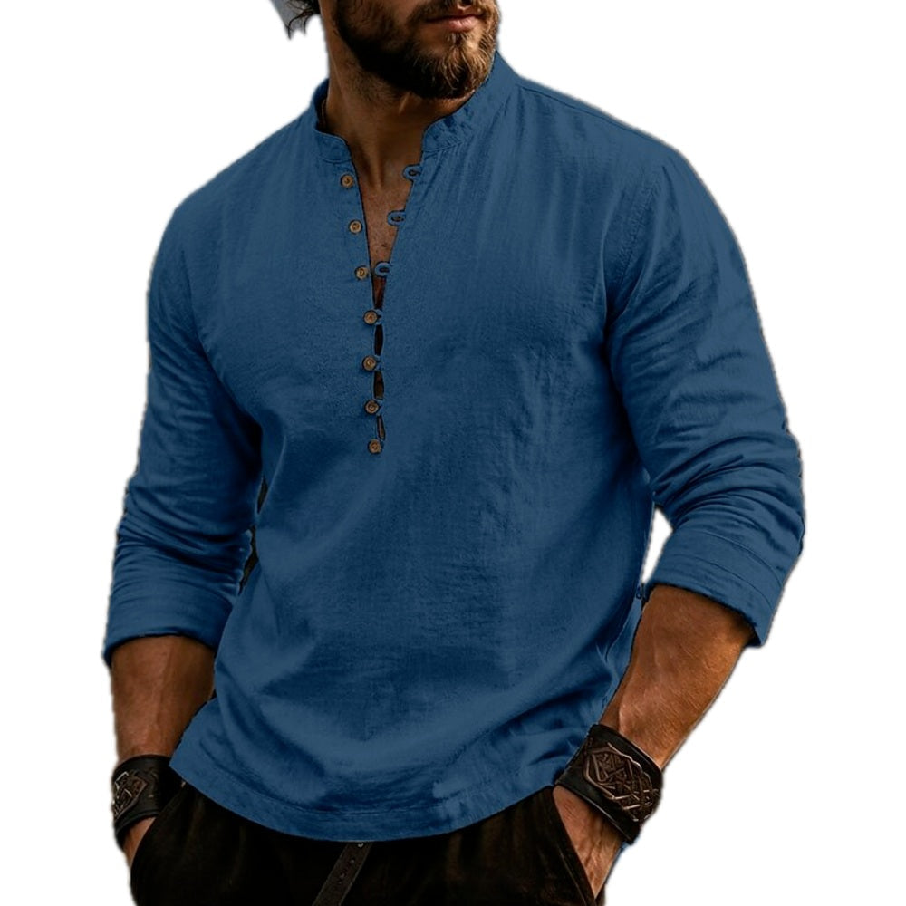 Weston Cole Popover Shirt - Navy - view 1
