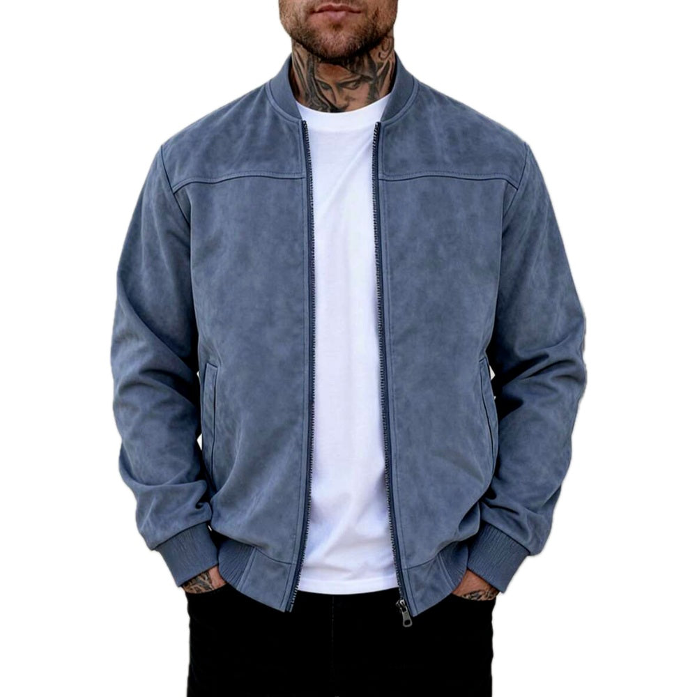 Xander Cole Flight Jacket - Blue - view 1