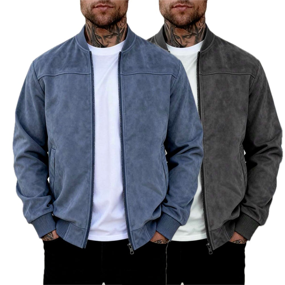 Xander Cole Flight Jacket - Blue - view 2