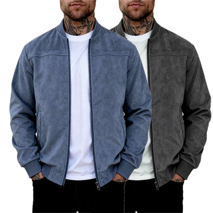 Xander Cole Flight Jacket - Blue - view 2