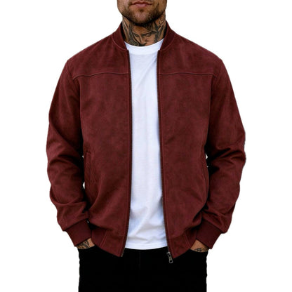Xander Cole Flight Jacket - Burgundy - view 1