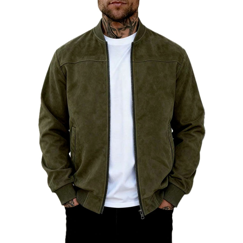 Xander Cole Flight Jacket - Olive - view 1