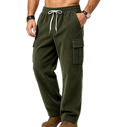 Xavian Brooks Drawstring Pants - Armygreen - view 1