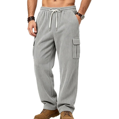 Xavian Brooks Drawstring Pants - Grey - view 1