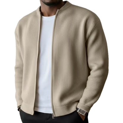 Xavier Cole Textured Jacket - Khaki - view 1