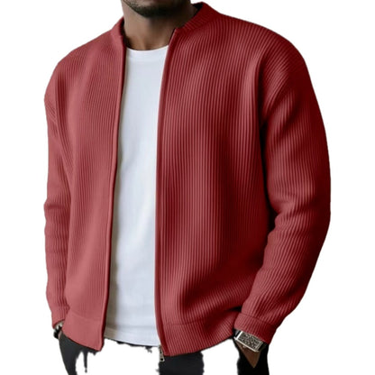 Xavier Cole Textured Jacket - Red - view 1