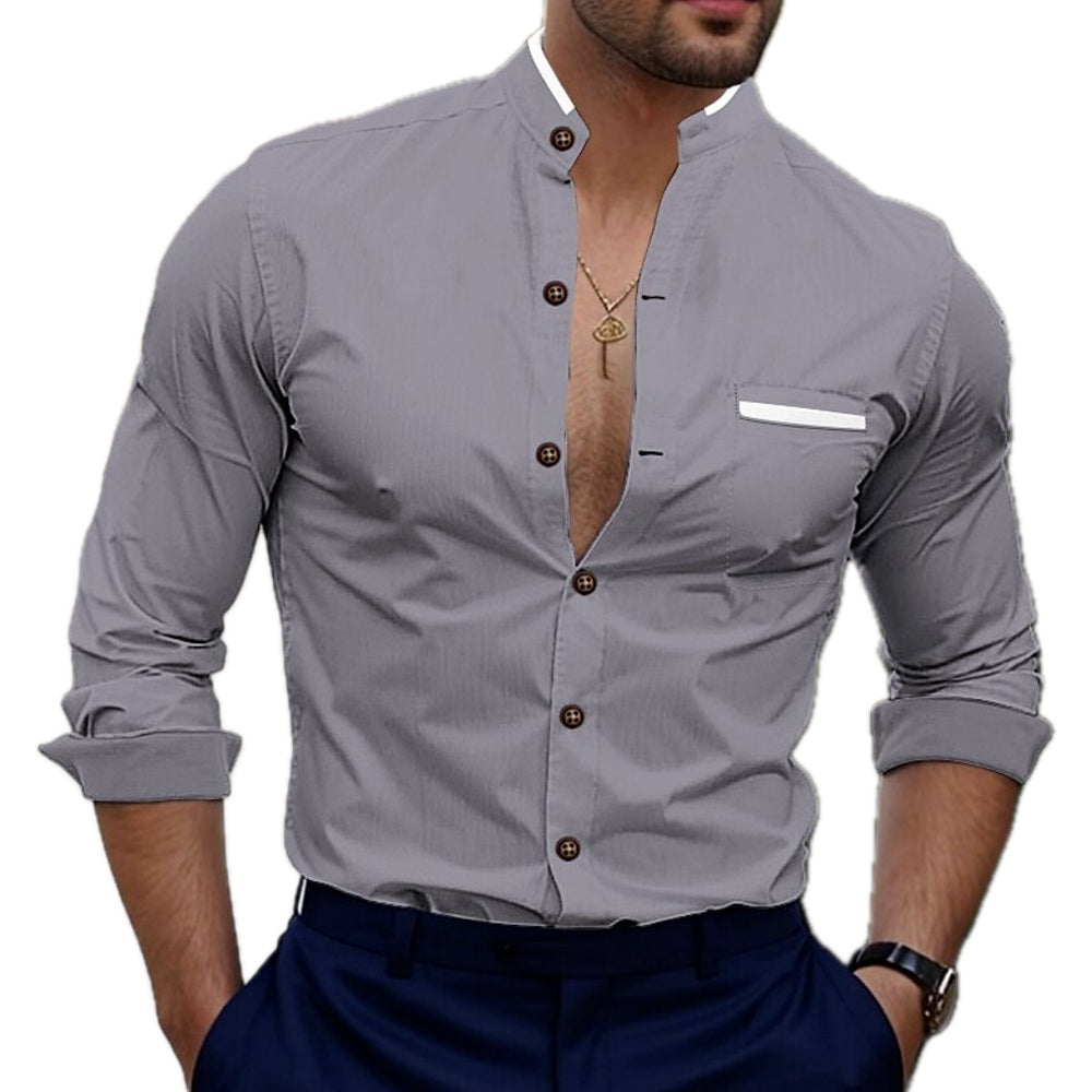 Xavier Thomas Bram Shirt - Grey - view 1