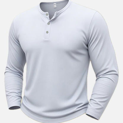 Yannick Felix Henley Shirt - White - view 1