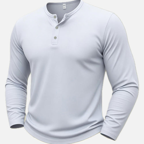 Yannick Felix Henley Shirt - White - view 1