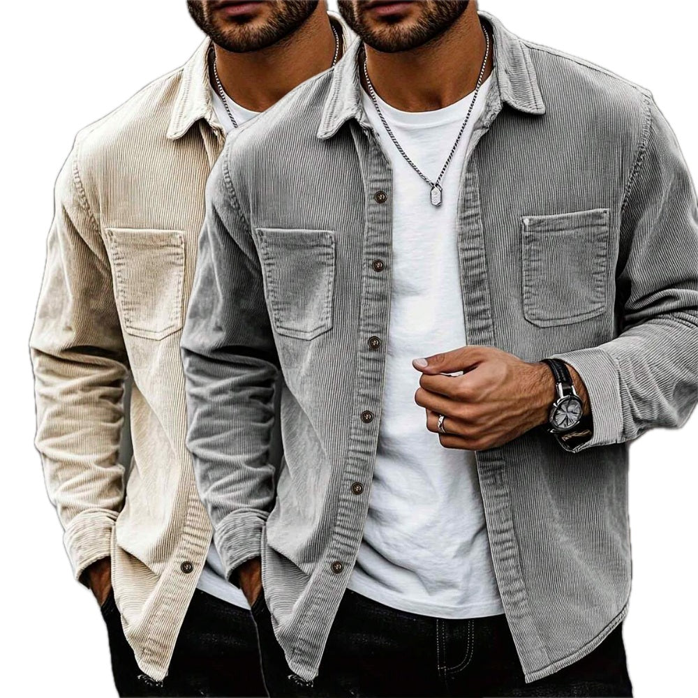 Yates Mercer Pocket Shacket - Grey - view 2