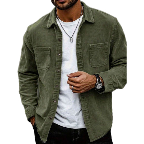 Yates Mercer Pocket Shacket - Olive - view 1