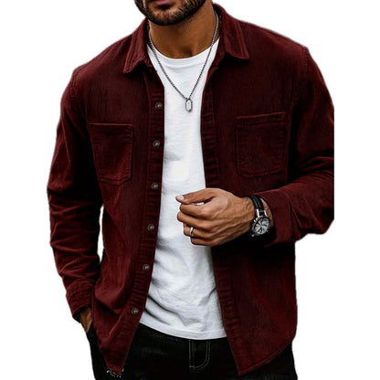 Yates Mercer Pocket Shacket - Red - view 1