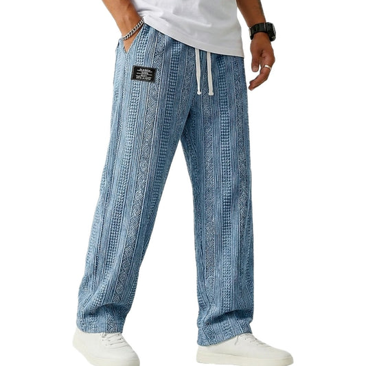 York Bennett Textured Pants - Blue - view 1