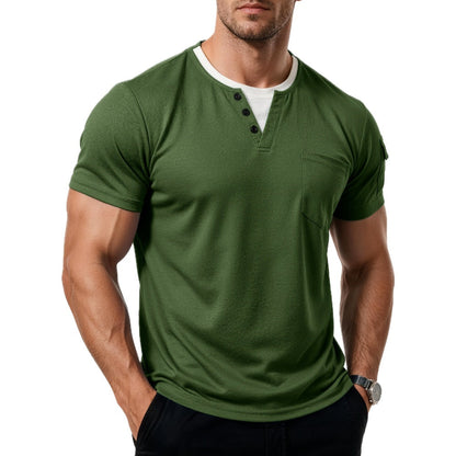 York Bennett V-Neck Tee - Green - view 1