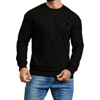 Zane Foster Patch Sweatshirt - Black - view 1