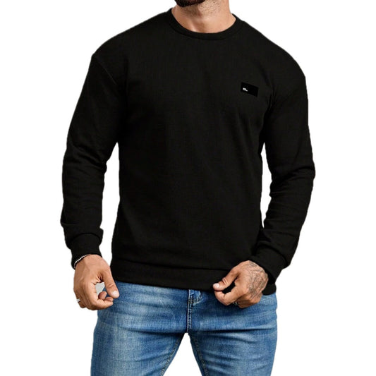 Zane Foster Patch Sweatshirt - Black - view 1