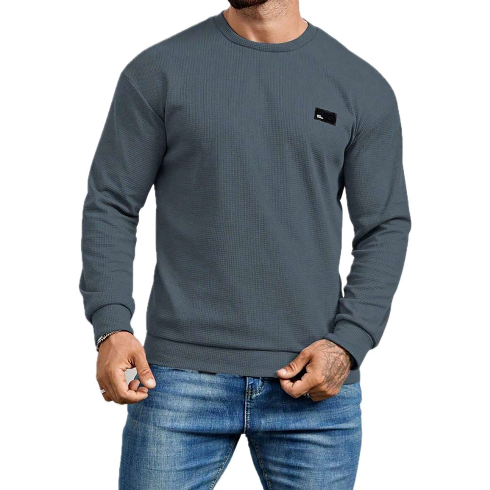 Zane Foster Patch Sweatshirt - Dark Grey - view 1