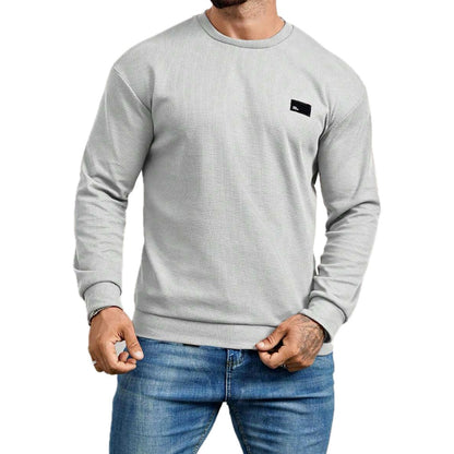 Zane Foster Patch Sweatshirt - Grey - view 1