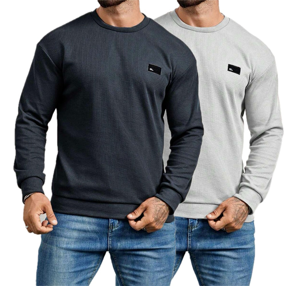 Zane Foster Patch Sweatshirt - Navy - view 2