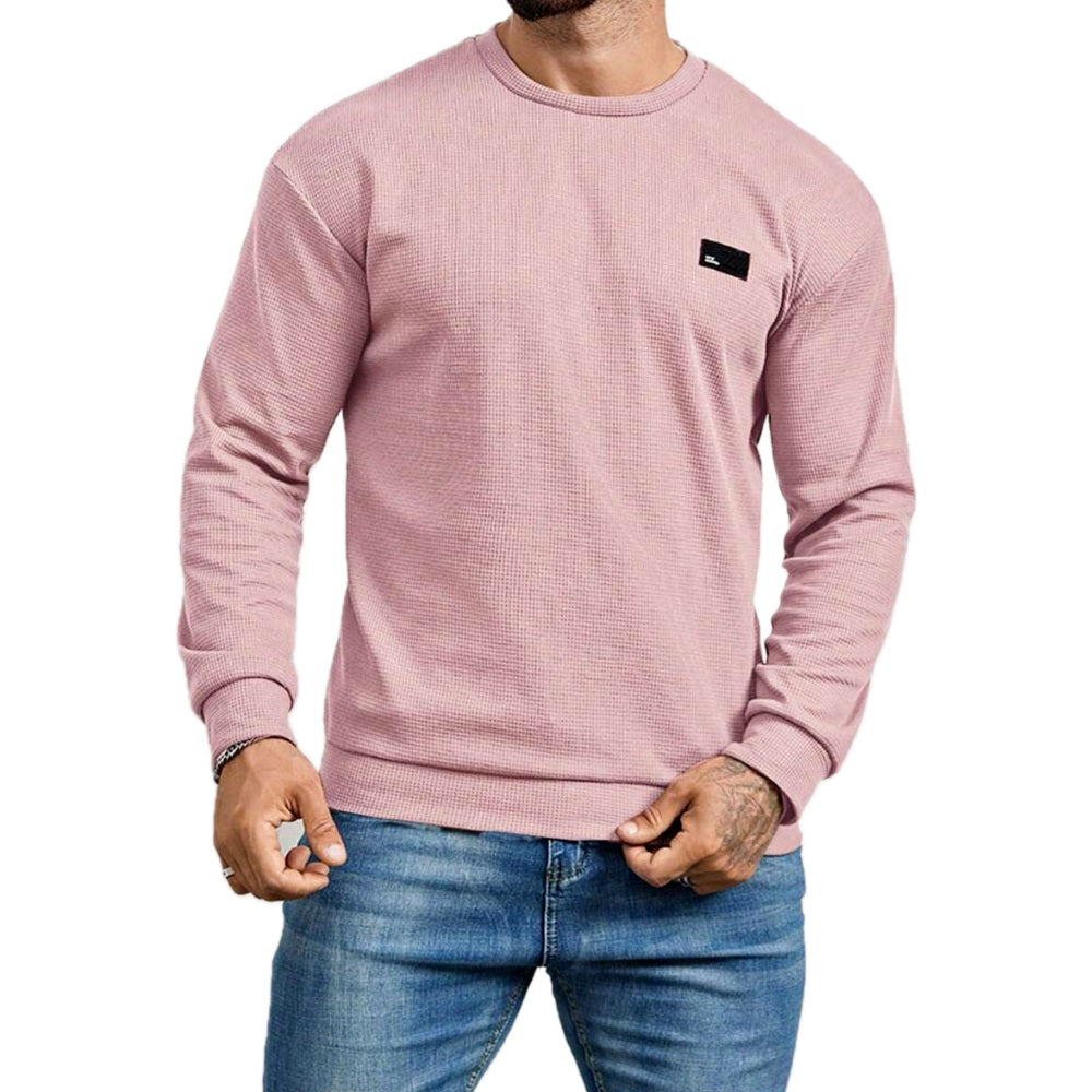 Zane Foster Patch Sweatshirt - Pink - view 1
