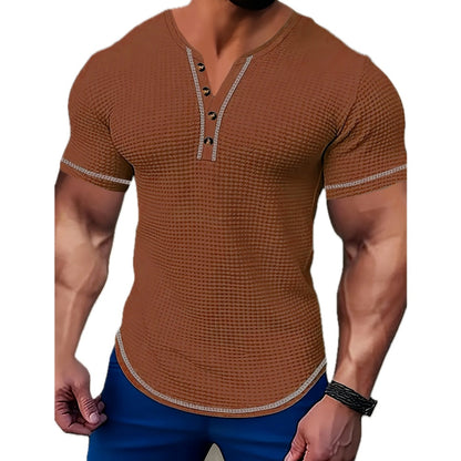 Zane Oliver Color-Block Tee - Khaki - view 1