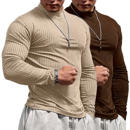 Zane Oliver Ribbed Tee - Champagne - view 2
