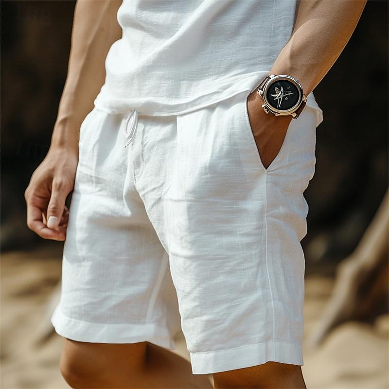 Lorenzo Linen Shorts